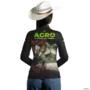 Camisa Agro BRK Manejo Florestal com UV50 + -  Gênero: Feminino Tamanho: Baby Look G
