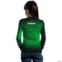 Camisa Agro BRK Verde Símbolo Agronomia com UV50 + -  Gênero: Infantil Tamanho: Infantil XG