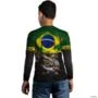 Camisa Agro BRK Traíra Brasil com UV50 + -  Gênero: Infantil Tamanho: Infantil M