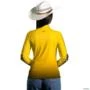 Camisa Agro Básica BRK NH Clean Amarela com UV50 + -  Gênero: Feminino Tamanho: Baby Look PP
