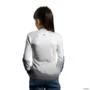 Camisa Agro Básica BRK Branca e Azul com Proteção UV50+ -  Gênero: Infantil Tamanho: Infantil G