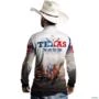Kit Camisas Agro BRK Texas Country Casal Com Proteção UV50 +