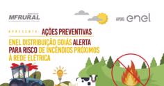 Enel Distribuição Goiás alerta para risco de incêndios próximos à rede elétrica