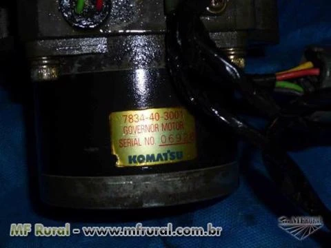 Peças komatsu bomba hidraulica motor de giro motor de passo do acelerador