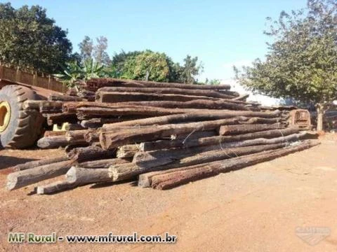 POSTES DE MADEIRA DE EXCELENTE QUALIDADE ( AROEIRA, IPÊ, PAU BRASIL E OUTROS)