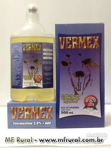 VERMEX GOLD L.A. 2,0% + ADE 500 ML CX. 06 FRS 500 ml  (FRETE GRÁTIS)
