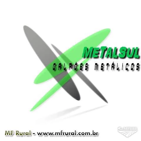 Galpões Metálicos Metalsul a Pronta Entrega R$ 99,00 Por M2