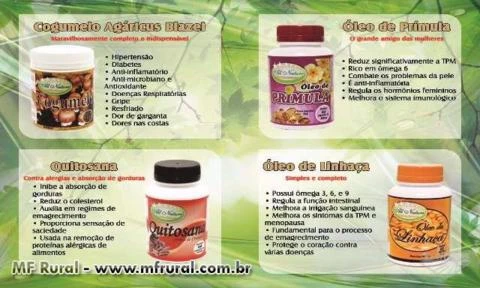 PRODUTOS NATURAIS EM CAPSULAS E SEMENTES