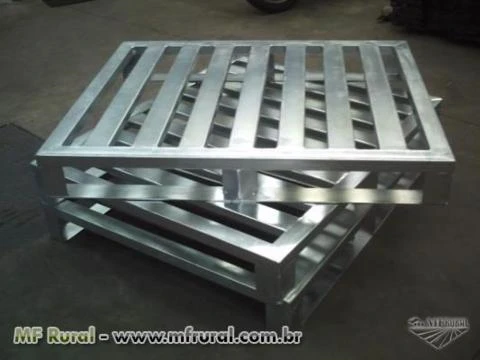 Palete de aço galvanizado