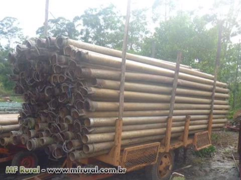 Tubo de irrigação de alumínio de 5” valor unitário Imagem Tubo de irrigação de alumínio de 5” valor unitário