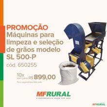 Máquinas para limpeza e seleção de grãos modelo SL 500-P