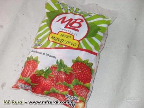 Morango congelado Imagem Morango congelado