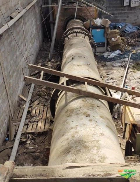 Secador Rotativo 10M x 1M aço carbono Imagem Secador Rotativo 10M x 1M aço carbono