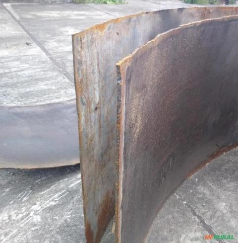 Lote de 550 toneladas de chapas de aço carbono Imagem Lote de 550 toneladas de chapas de aço carbono