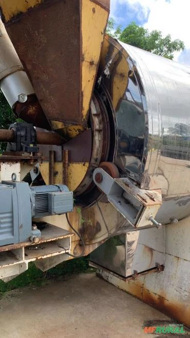 SECADOR ROTATIVO 8,20M X 1,90 - COMPLETO - QUEIMADOR A LENHA - AQUECIMENTO INTERNO E EXTERNO Imagem SECADOR ROTATIVO 8,20M X 1,90 - COMPLETO - QUEIMADOR A LENHA - AQUECIMENTO INTERNO E EXTERNO