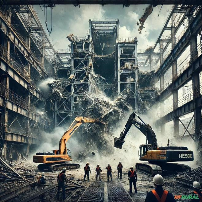 DEMOLIÇÃO INDUSTRIAL Imagem DEMOLIÇÃO INDUSTRIAL