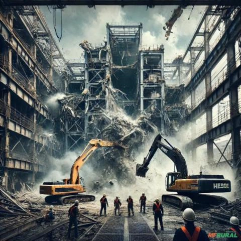 Imagem DEMOLIÇÃO INDUSTRIAL Imagem DEMOLIÇÃO INDUSTRIAL