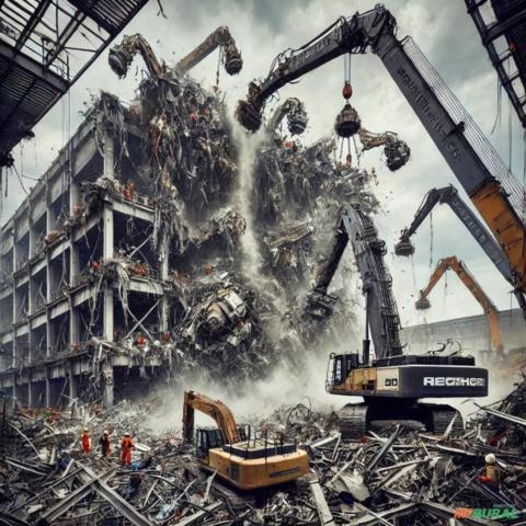 Imagem DEMOLIÇÃO INDUSTRIAL Imagem DEMOLIÇÃO INDUSTRIAL
