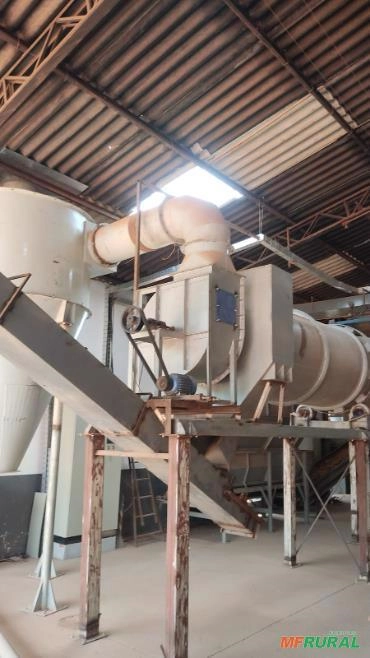 SECADOR ROTATIVO INDUSTRIAL 1.200MM X 10.000MM Imagem SECADOR ROTATIVO INDUSTRIAL 1.200MM X 10.000MM