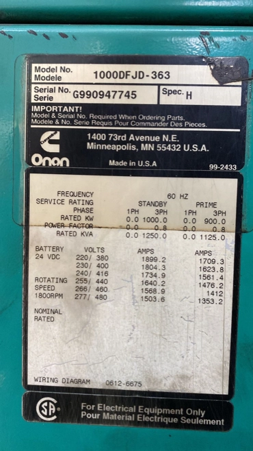 Imagem Grupo Gerador 1250 kva Imagem Grupo Gerador 1250 kva