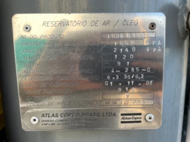 COMPRESSOR DE AR ATLAS COPCO XAS360