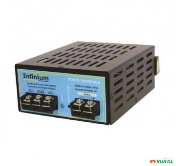 Fonte Chaveada 24V / 5A - Trilho DIN Imagem Fonte Chaveada 24V / 5A - Trilho DIN