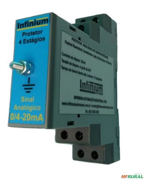 Imagem Protetor Analógico 4-20mA Imagem Protetor Analógico 4-20mA