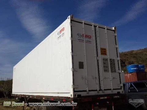 Container frigorífico refrigerado com capacidade de até 50 ton -  Container atinge até -30ºC