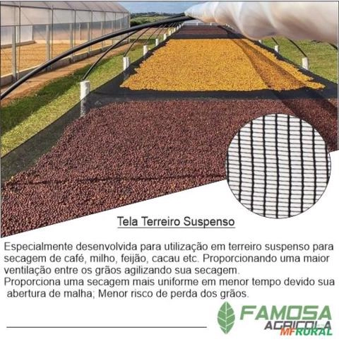 Tela terreiro suspenso café Imagem Tela terreiro suspenso café