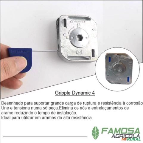 GRIPPLE D4 PLUS PARA ARAME 4,00MM Imagem GRIPPLE D4 PLUS PARA ARAME 4,00MM