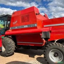 Colheitadeira Massey Ferguson 5650, Ano 2006.