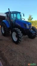 Trator New Holland, T6.110, Ano 2017.