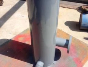 Separador silenciador para bomba de vacuo de anel liquido nash