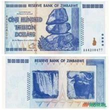 Notas de zimbabwe