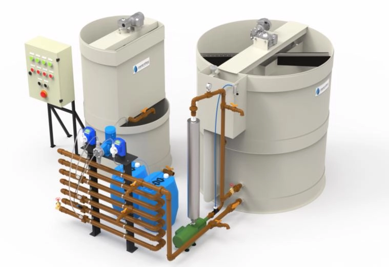 Flotador por ar dissolvido Imagem Flotador por ar dissolvido