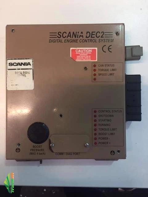 Modulo eletrônico do motor scania da colheitadeira case 2006 Imagem Modulo eletrônico do motor scania da colheitadeira case 2006