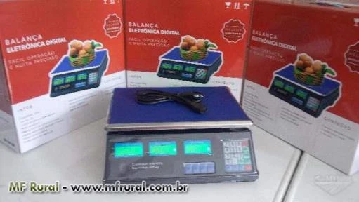 Balança Eletrônica Digital 40kg Alta Precisão divisão de 2e2 gramas, produto novo com garantia.