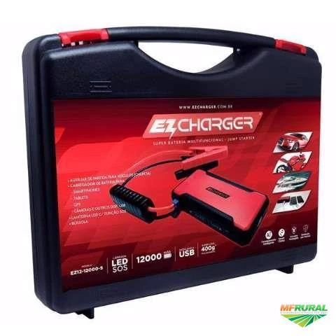 Carregador de Bateria para Carro Ezcharger EZ12-12000-s 12000MAH Multifuncional