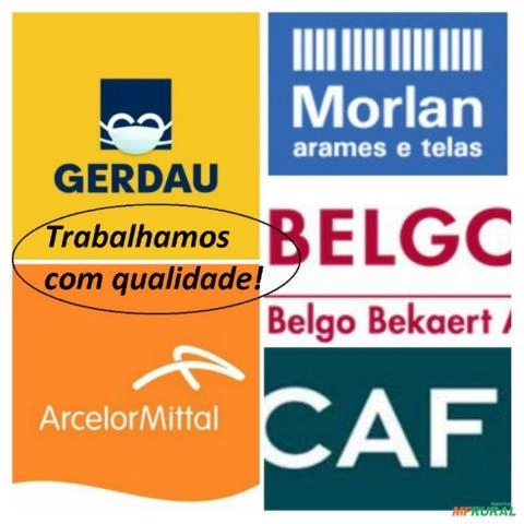 Imagem Tela em alambrado de arame galvanizado. Fabricação sob medida. Imagem Tela em alambrado de arame galvanizado. Fabricação sob medida.