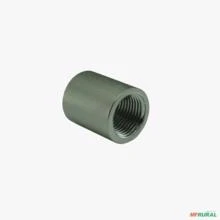 Conector para bebedouro c/ Rosca Fêmea 1/2" - PAREDE GROSSA - INOX