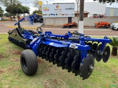 GRADE NIVELADORA 64 DISCOS - 64X22 - NOVA Imagem GRADE NIVELADORA 64 DISCOS - 64X22 - NOVA