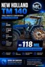 Trator New Holland TM 140 com Excelente Custo-Benefício Imagem Trator New Holland TM 140 com Excelente Custo-Benefício