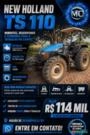 New Holland TS 110: Robustez, Economia e Alto Desempenho no Campo Imagem New Holland TS 110: Robustez, Economia e Alto Desempenho no Campo
