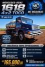 Mercedes-Benz 1618 4x2 1991 – Caminhão Pipa 10.000 Litros Inox, Pronto para Trabalhar Imagem Mercedes-Benz 1618 4x2 1991 – Caminhão Pipa 10.000 Litros Inox, Pronto para Trabalhar