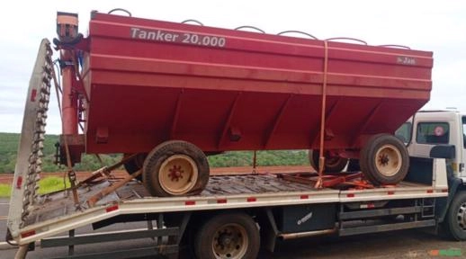 Carreta Graneleira Modelo Tanker 20.000 kg Marca Jan Pistão no Tubo Pronta para Trabalhar! Imagem Carreta Graneleira Modelo Tanker 20.000 kg Marca Jan Pistão no Tubo Pronta para Trabalhar!