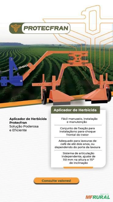 Imagem Aplicador de Herbicida frontal Imagem Aplicador de Herbicida frontal