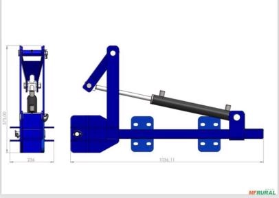 Imagem Aplicador de Herbicida frontal Imagem Aplicador de Herbicida frontal