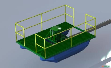 BALSA FLUTUANTE NAVAL PARA BOMBAS MONOBLOCO ATÉ 40 CV - Imagem BALSA FLUTUANTE NAVAL PARA BOMBAS MONOBLOCO ATÉ 40 CV -