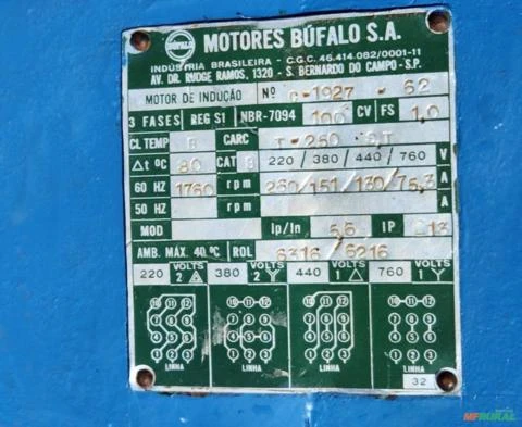 MOTOR ELÉTRICO BUFALO 100 CV