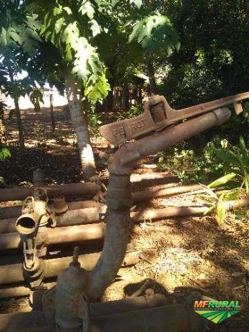 Irrigação usada tubos 4 e 3 pol aço zincado